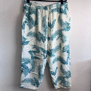 Skies Are Blue Women’s Plus Size Feather Wide Leg Pants‎ Size 2X